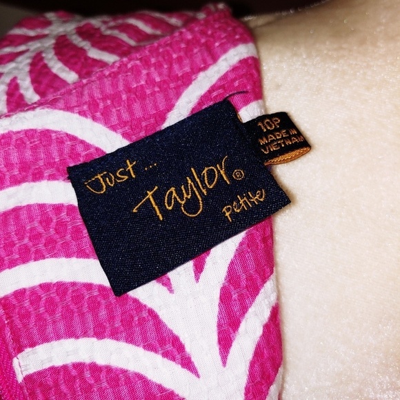 HP 🏆🔥 Just Taylor Pink & White Dress 10P - Picture 8 of 8